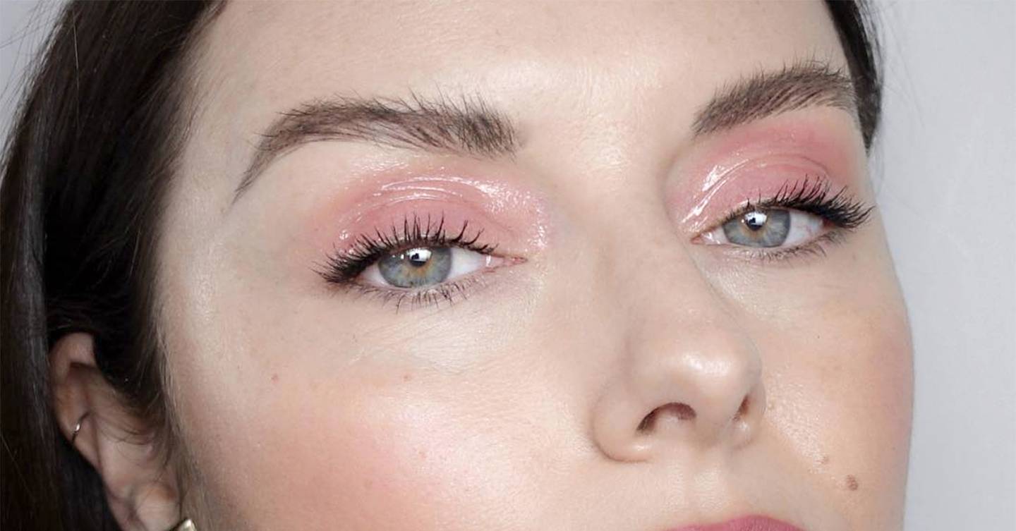 Glossy Eyes Beauty Trend How To Wear Gloss Eyelids Glamour UK