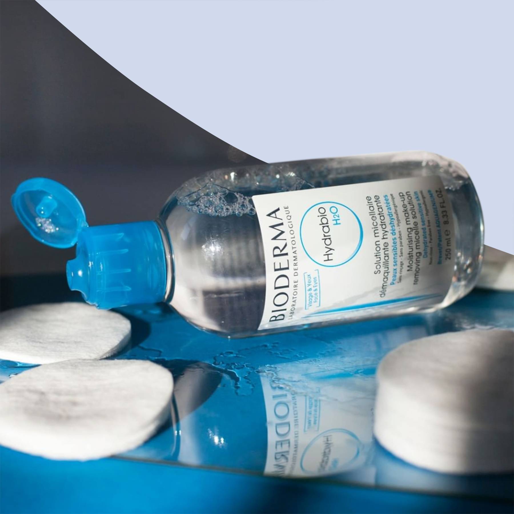 mineral water makeup remover
