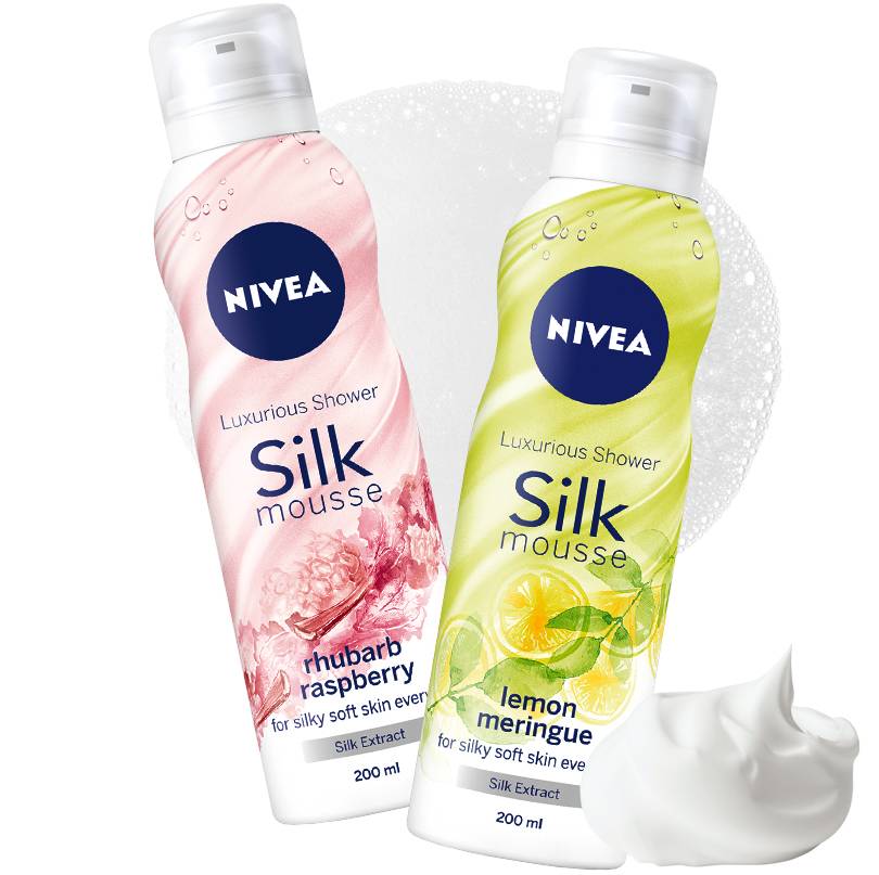 nivea silk mousse raspberry